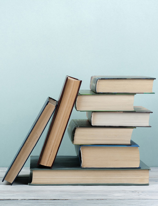 stack of books