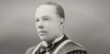 black and white photo of Dr. Alfred Waddell 