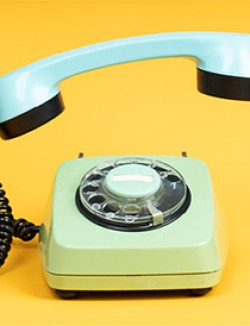 Rotary dial telephone